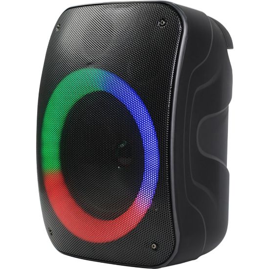 Picture of IQ Sound IQ-1904BT Portable Bluetooth Speaker System - 10 W RMS - Black - 100 Hz to 20 kHz - Battery Rechargeable - USB