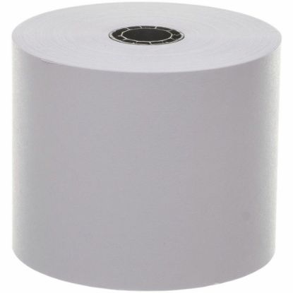 Picture of Business Source Single-ply 150ft Machine Paper Rolls - 2 1/4in x 150 ft - 3 / Pack - Sustainable Forestry Initiative (SFI) - Lint-free - White