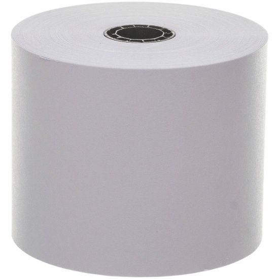 Picture of Business Source Single-ply 150ft Machine Paper Rolls - 2 1/4in x 150 ft - 3 / Pack - Sustainable Forestry Initiative (SFI) - Lint-free - White