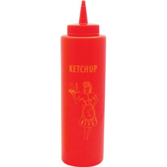 Picture of Tablecraft Ketchup Squeeze Bottles, 12 Oz