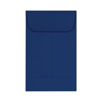 Picture of LUX Coin Envelopes, #1, Gummed Seal, Navy, Pack Of 250