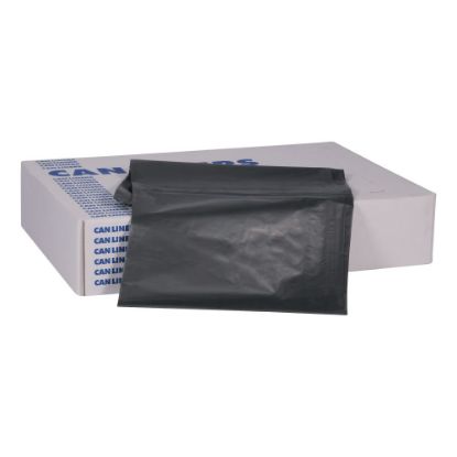 Picture of Heritage Low-Density Can Liners, 16 Gallons, Black, Case Of 500 Liners