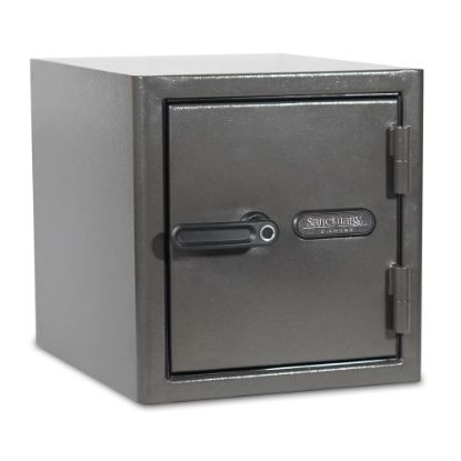 Picture of Sanctuary Diamond Biometric Lock Home/Office Safe, 1.32 Cu. Ft., Dark Grey Hammertone