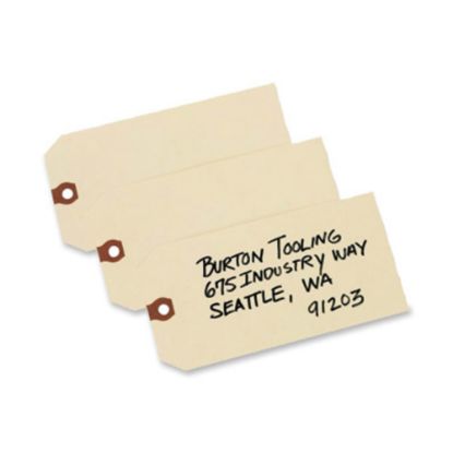 Picture of Avery Manila "G" Shipping Tags - 6.20in Length x 3.13in Width - Rectangular - 1000 / Box - Manila