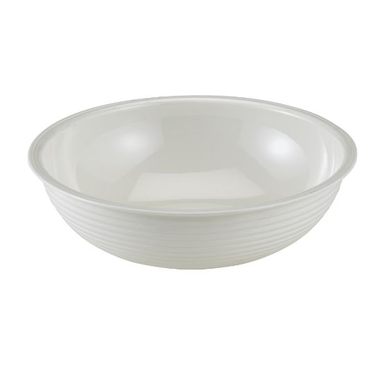 Picture of Cambro Camwear Round Ribbed Bowls, 8in, White, Set Of 12 Bowls