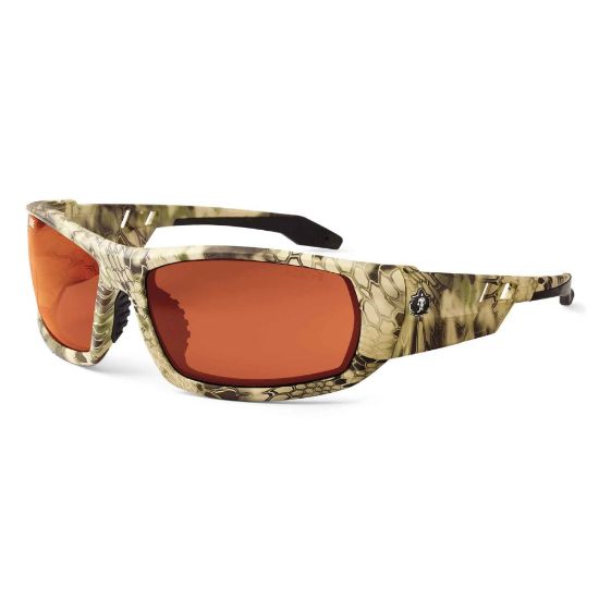 Picture of Ergodyne Skullerz Safety Glasses, Odin, Polarized, Kryptek Highlander Frame, Copper Lens