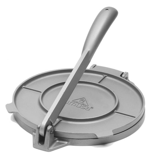 Picture of IMUSA Cast Aluminum Tortilla Press, 8in, Gray