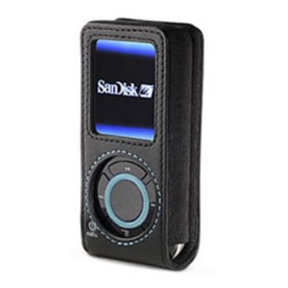 Picture of Belkin Leather Holster For Sansa e200, Black