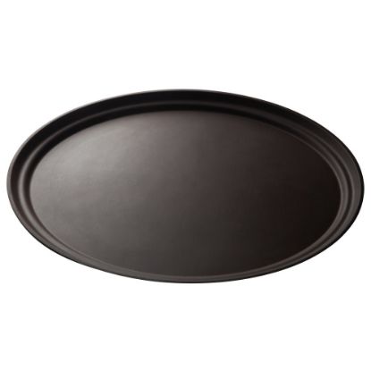 Picture of Cambro Camtread Oval Serving Trays, 27inW, Dark Brown, Pack Of 6 Trays