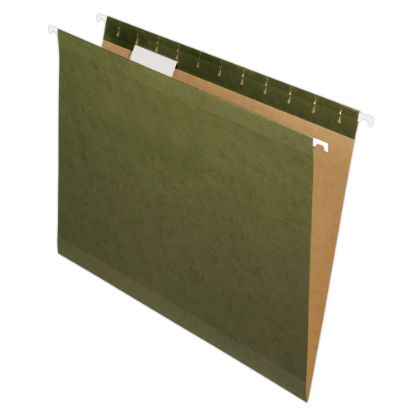 Picture of Pendaflex Premium Reinforced Hanging File Folders With Tabs, Letter Size, Standard Green, Pack Of 25 Folders