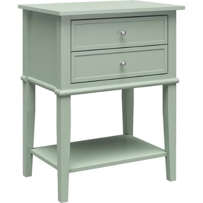 Picture of Ameriwood Home Franklin Accent Table, 28inH x 22inW x 15-1/2inD, Green