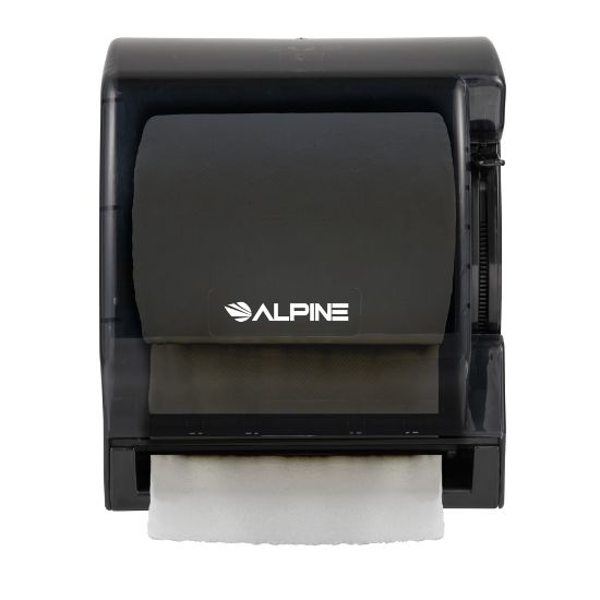 Picture of Alpine Economy Paper Towel Roll Dispenser, 13-3/8inH x 9-9/16inW x 10-15/16inD, Black