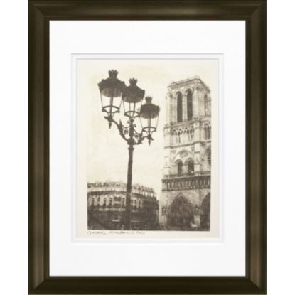 Picture of Timeless Frames Marren Espresso-Framed Landscape Artwork, 11in x 14in, Notre Dame