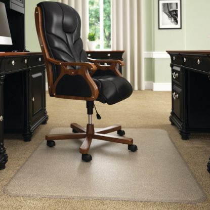 Picture of Deflecto Execumat Heavy-Duty Vinyl Chairmat For High-Pile Carpets, Rectangular, 45inW x 53inD, Clear