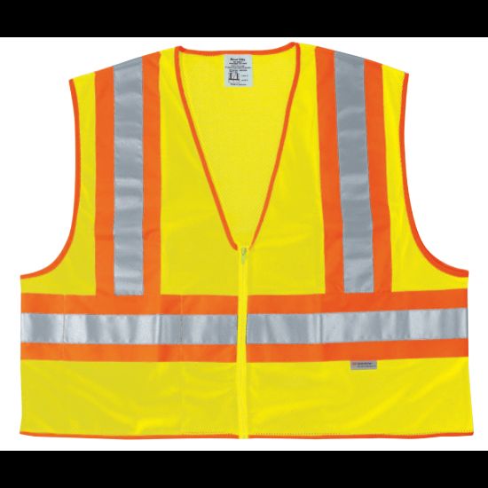 Picture of Luminator Class II Safety Vests, 4X-Large, Lime