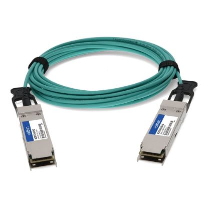 Picture of AddOn 10m Mellanox Compatible QSFP+ AOC - Network cable - QSFP+ to QSFP+ - 10 m - fiber optic - active