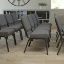 Picture of Flash Furniture HERCULES 21inW Stacking Church Chair, Gray/Silvervein