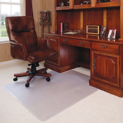 Picture of Deflecto Execumat Heavy-Duty Vinyl Chairmat For High-Pile Carpets, Standard Lip, 45inW x 53inD, Clear