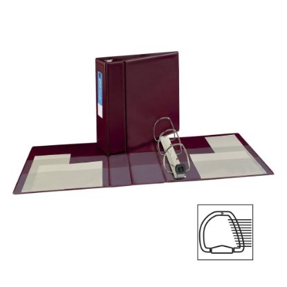 Picture of Avery Heavy-Duty 3-Ring Binder With Locking One-Touch EZD Rings, 4in D-Rings, 45% Recycled, Maroon