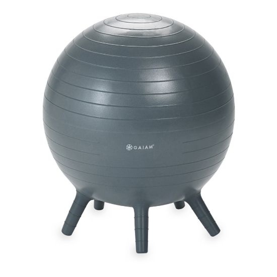 Picture of Gaiam Kids Stay-N-Play Inflatable Ball Chair, Gray