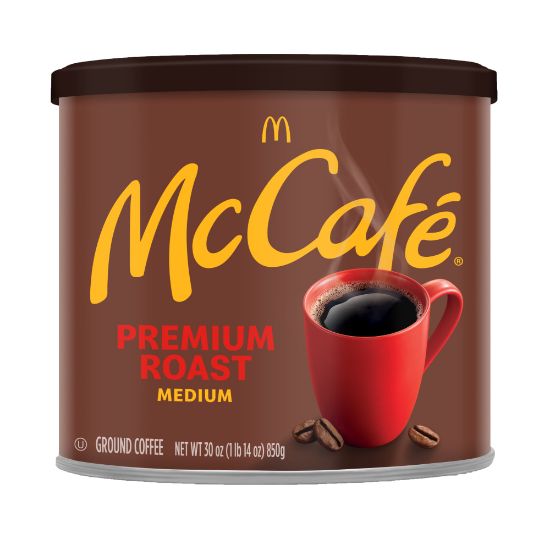 Picture of McCafe Ground Coffee, Premium Roast, Arabica, 1.87 Lb Per Canister