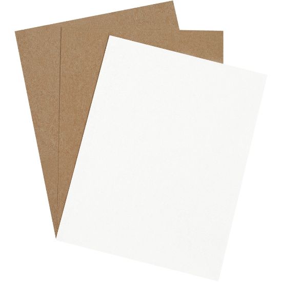 Picture of Partners Brand Chipboard Pads, 8 1/2in x 11in, White, Case Of 960