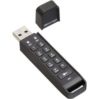 Picture of iStorage datAshur Personal2 USB 3.0 64GB Secure Flash Drive, Black