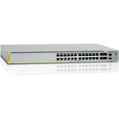 Picture of Allied Telesis AT-X510-28GSX-80 Layer 3 Switch - Manageable - 1000Base-X, 10GBase-X - 3 Layer Supported - 24 SFP Slots - Rack-mountable - 1 Year Limited Warranty