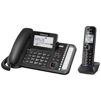 Picture of Panasonic Link2Cell DECT 6.0 Conference Phone With 1 Corded And 1 Cordless Handset, KX-TG9581