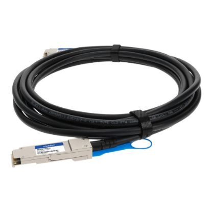 Picture of AddOn 7m Extreme Compatible QSFP+ DAC - Direct attach cable - QSFP+ to QSFP+ - 23 ft - twinaxial