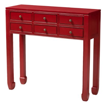 Picture of Baxton Studio Liara Console Table, Red