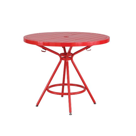 Picture of Safco CoGo Outdoor/Indoor Round Table, 36in Diameter, Red