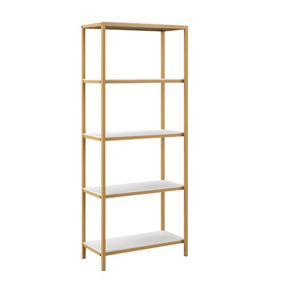 Picture of Sauder North Avenue 57inH 5-Shelf Vertical Bookcase, White