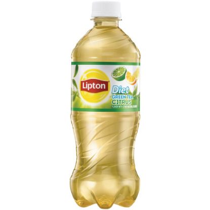 Picture of Lipton Diet Citrus Green Tea, 20 Oz, Carton Of 24