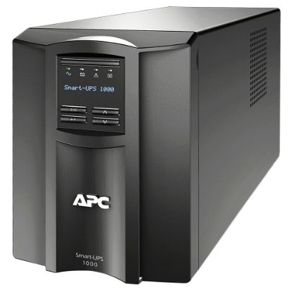 Picture of APC Smart-UPS 8-Outlet Standalone Tower Uninterruptible Power Supply, 1,000VA/700 Watts, SMT1000C