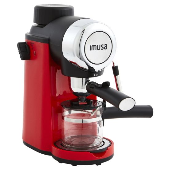 Picture of IMUSA 4-Cup Espresso/Cappuccino Maker, Red