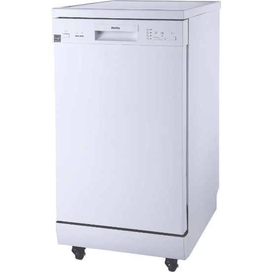 Picture of Danby 18in Portable Dishwasher - 18in - Portable - 8 Place Settings - 52 dB - White