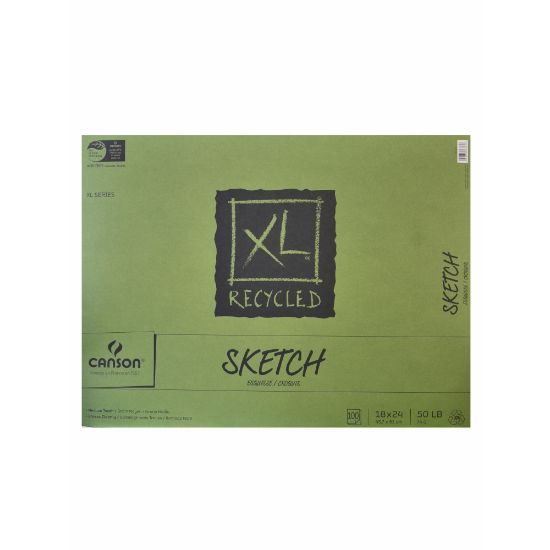 Picture of Canson XL Sketch Pads, Fold-Over, 18in x 24in, 100 Sheets