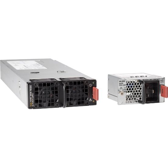 Picture of HPE Aruba - With C20 Inlet Adapter - power supply - hot-plug / redundant (plug-in module) - AC 120/230 V - 3000 Watt - United States - for HPE Aruba 6405, 6405 48SFP+, 6405 96G, 6410