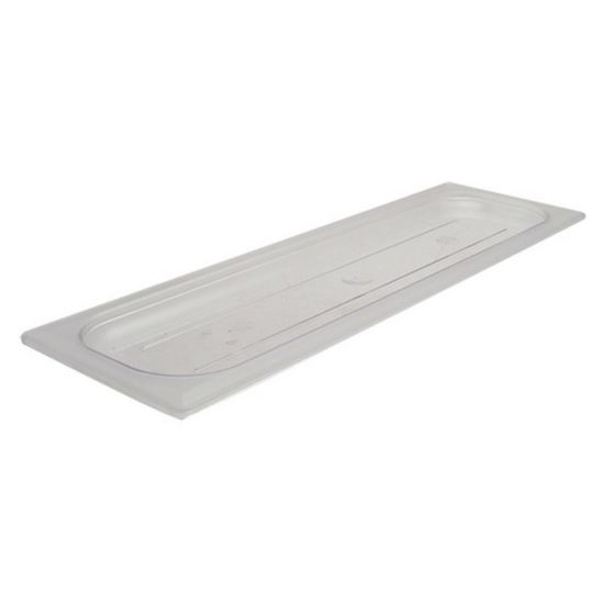 Picture of Cambro 1/2 Size Camwear Long Food Pan Cover, Clear