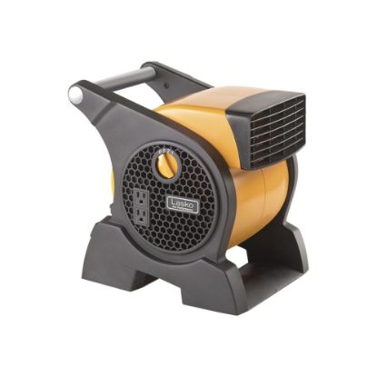 Picture of Lasko 3-Speed Pro-Performance High Velocity Utility Fan, 14.75H" x 14.5inW x 11.5inD, Yellow/Black