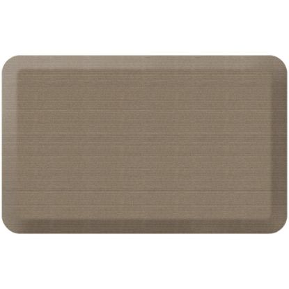 Picture of GelPro NewLife Designer Comfort Grasscloth Anti-Fatigue Floor Mat, 20in x 32in, Pecan