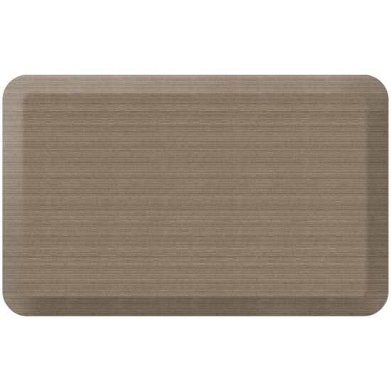 Picture of GelPro NewLife Designer Comfort Grasscloth Anti-Fatigue Floor Mat, 20in x 32in, Pecan