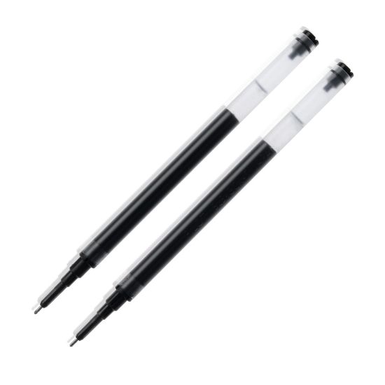 Picture of Pilot Rollerball Pen Refills, Fits Dr. Grip Gel, G-2, Needle Point, 0.7 mm, Black, Pack Of 2