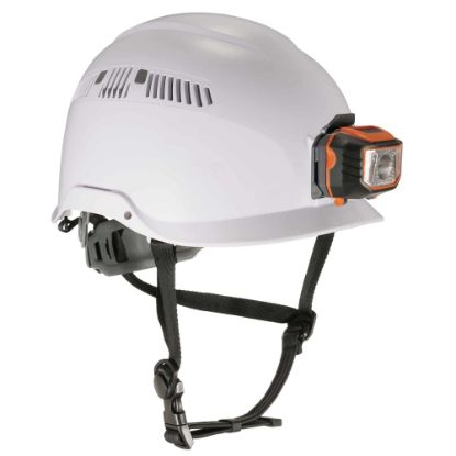 Picture of Ergodyne Skullerz 8975LED Class C Safety Helmet With LED Light, White