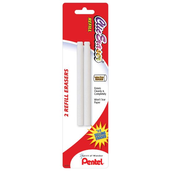 Picture of Pentel Clic Eraser Refills, Pack Of 2