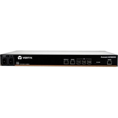 Picture of Vertiv Avocent ACS8000 Serial Console - 48 port Console Server | Modem | Dual AC - Advanced Serial Console Server | Remote Console | In-band and Out-of-band Connectivity | 48 port rs232 terminal | Dual AC power