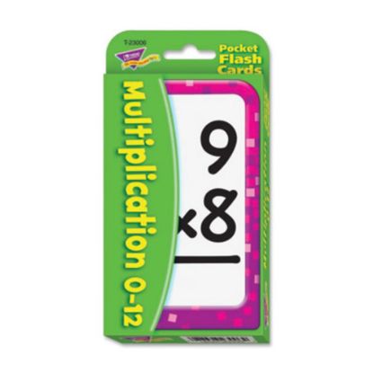 Picture of Trend Pocket Flash Cards, Multiplication, Box Of 56 Cards