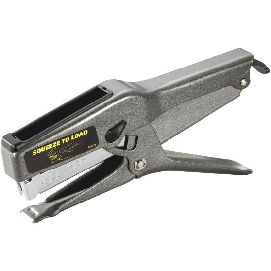 Picture of Bostitch B8 Heavy-Duty Plier Stapler - 45 Sheets Capacity - 210 Staple Capacity - Full Strip - 1/4in, 3/8in Staple Size - Black