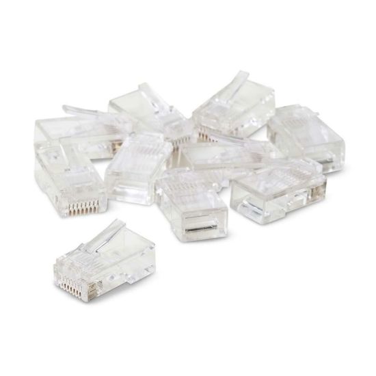 Picture of Belkin 50 Micron RJ45 Plugs - 10 Pack - RJ-45 Network Male - Clear